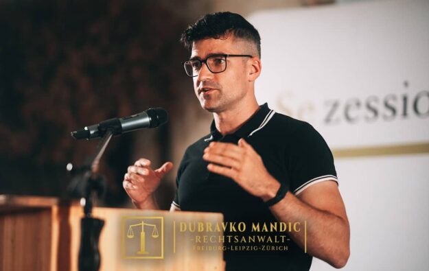 Martin Sellner: Mandant von Dubravko Mandic