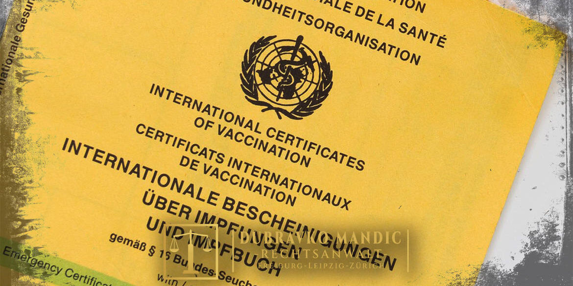 Impfpassfälschung - Anwaltskanzlei Dubravko Mandic